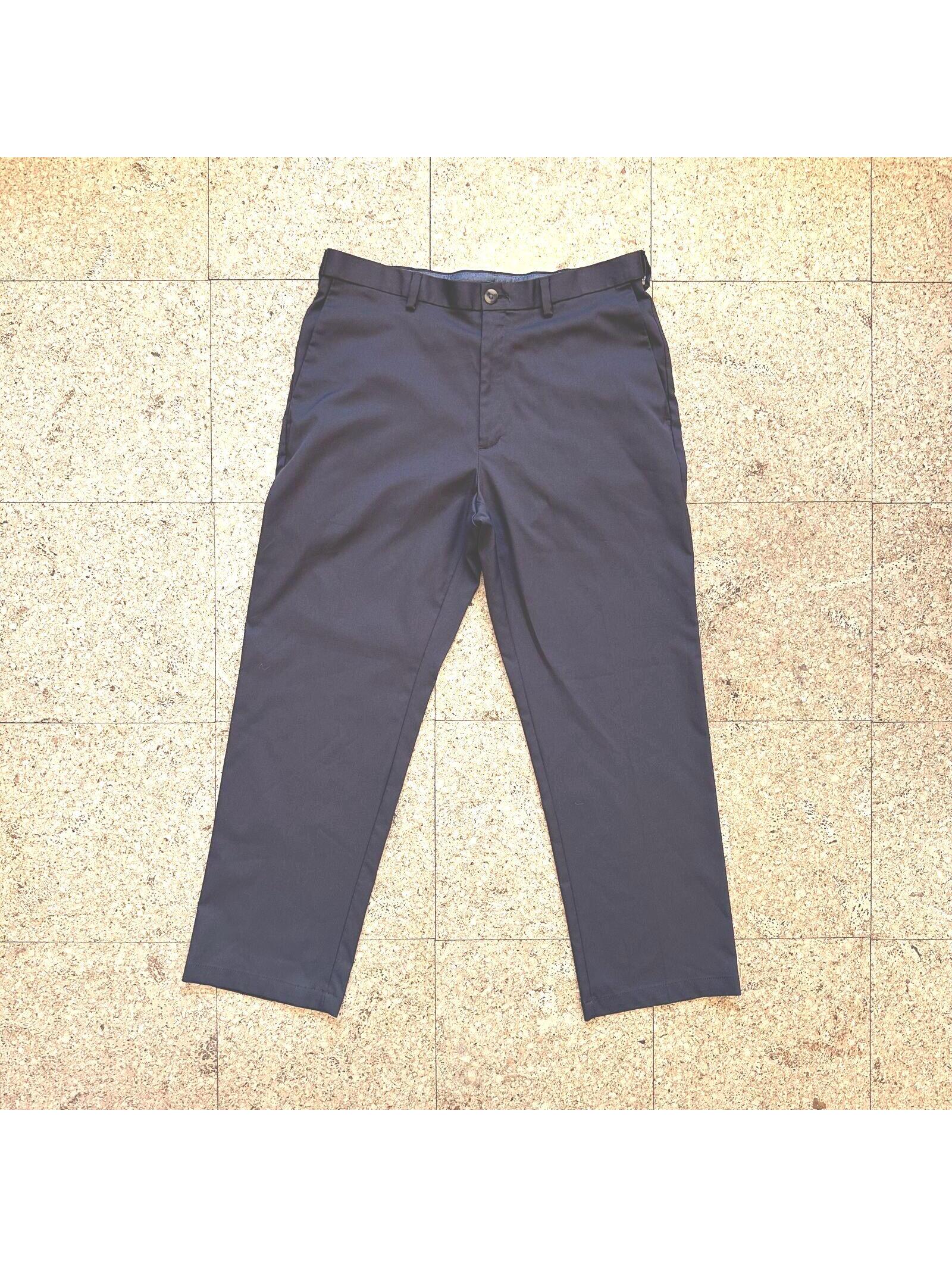 Haggar Cool Right Performance Pants Brown Men's 36x30 Stretch Golf Straight Leg